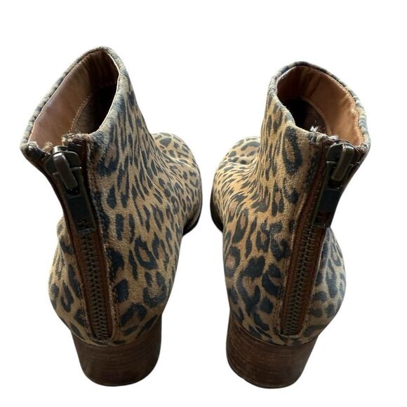 Seychelles Leopard Leather Ankle Boots - Picture 2 of 5
